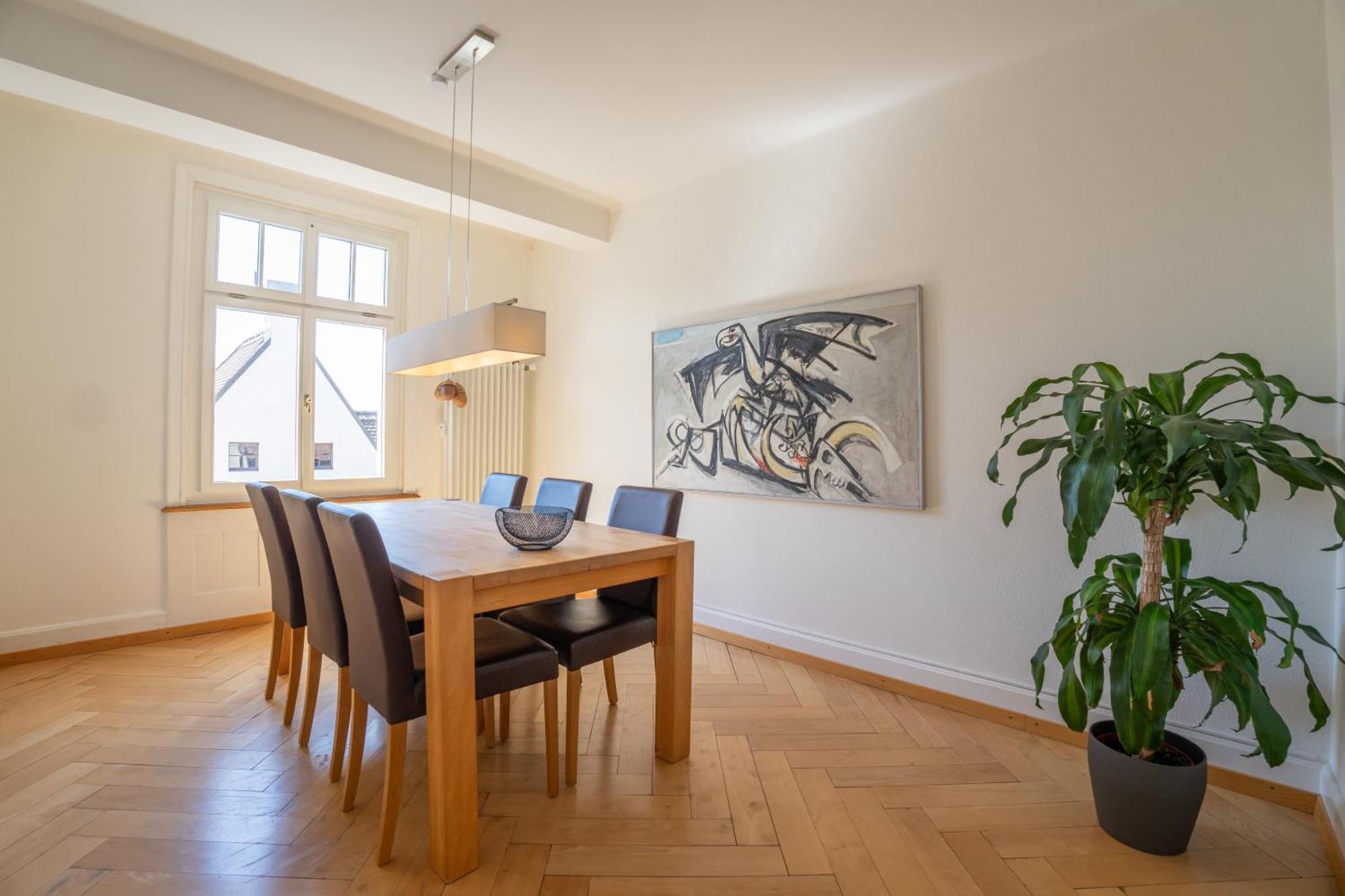 Charmante Altbauwohnung Am Rhein Basel Eksteriør billede