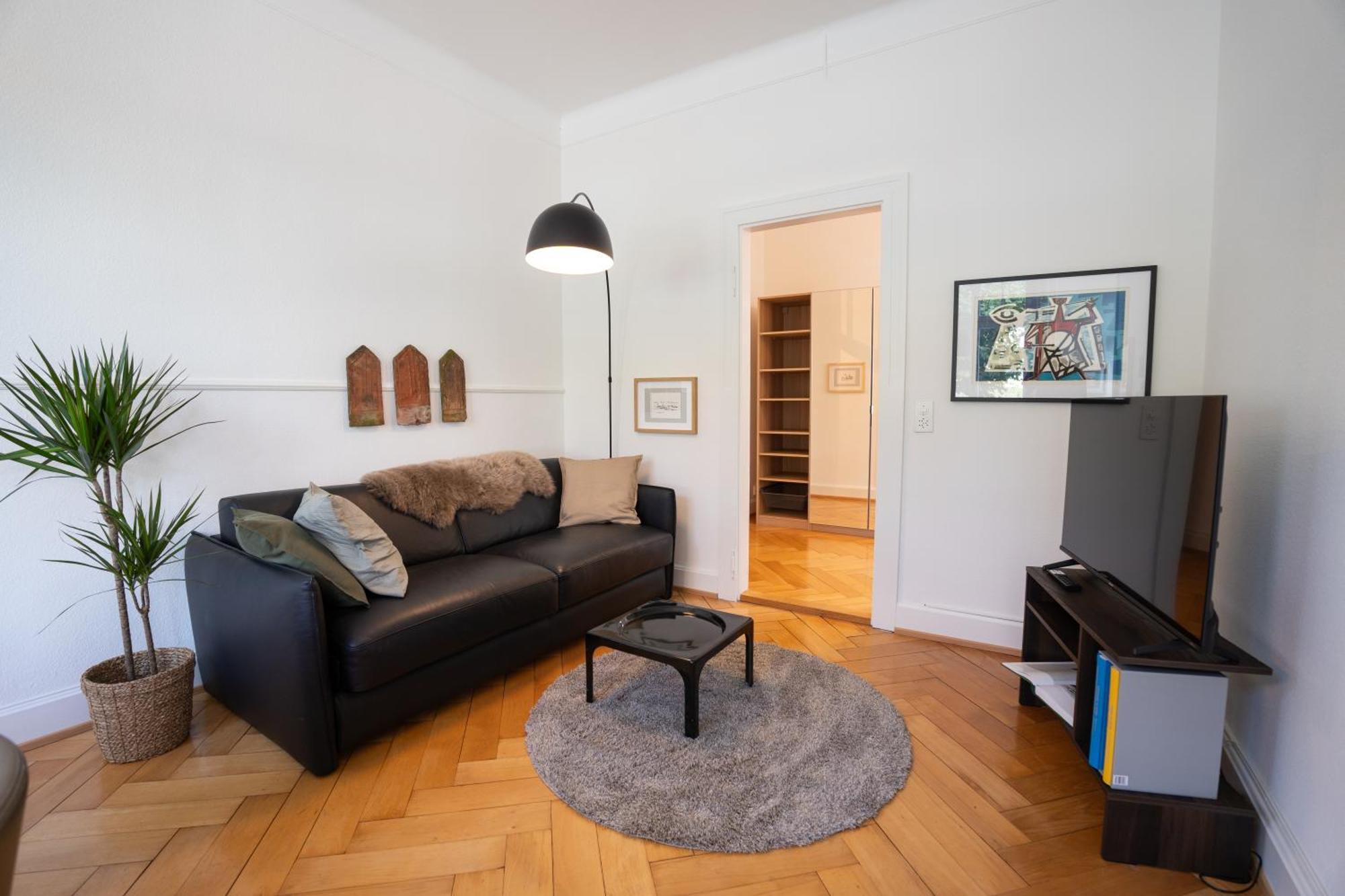 Charmante Altbauwohnung Am Rhein Basel Eksteriør billede
